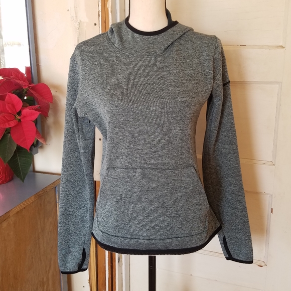 Nike Dri-fit Fleece Lined Gray Pullover Hoodie - Picture 8 of 11